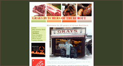 Desktop Screenshot of grays-butchers.co.uk